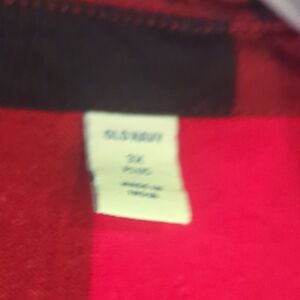 Old Navy Bold Red Long Sleeve Dress